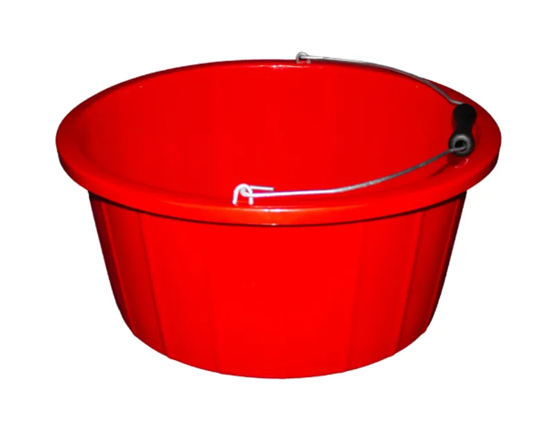 Red Gorilla Premium Shallow Bucket Red